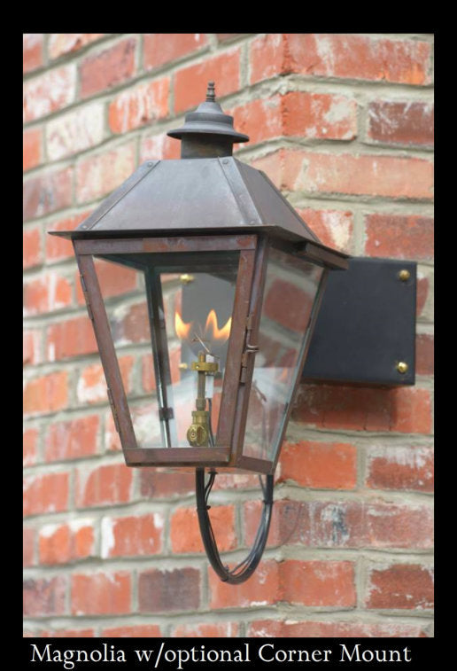 St. James Magnolia Copper Lantern Pendant Light