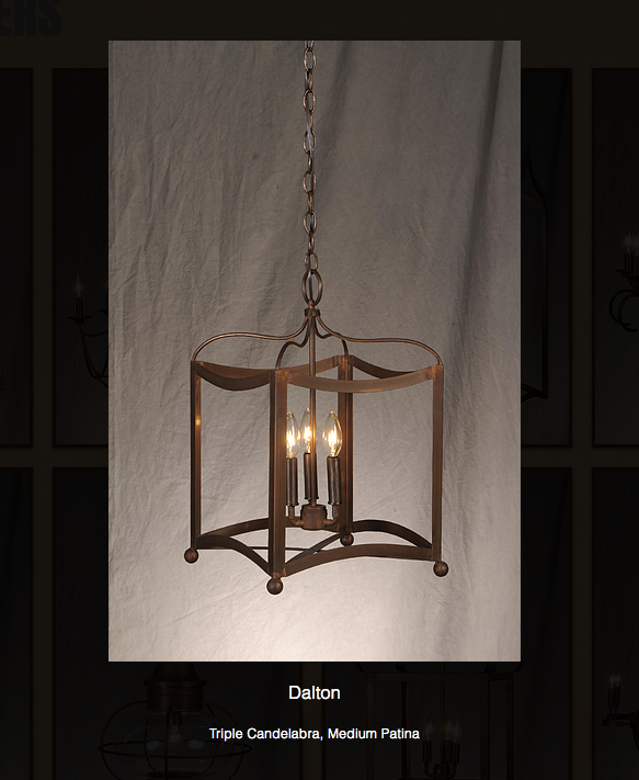 St. James Dalton Copper Chandelier