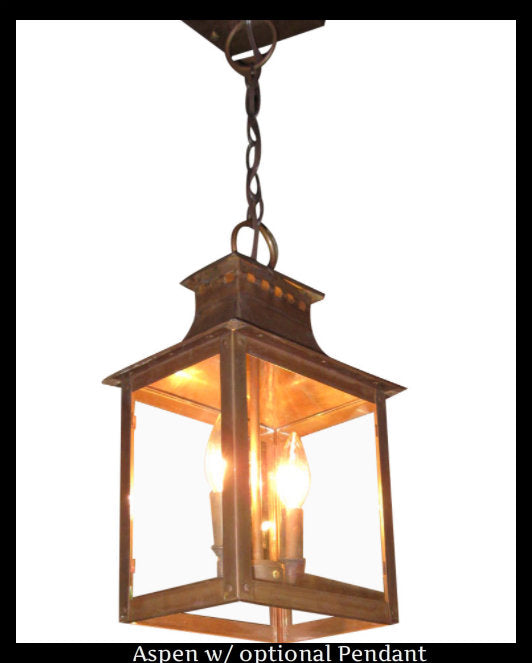 Outdoor Gas Electric Copper Lantern Kitchen Island Pendant Ceiling Light Fixture Chandelier Entryway Patio Light