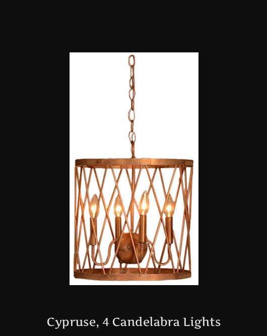 St. James Cypruse Copper Kitchen Island Pendant Lights
