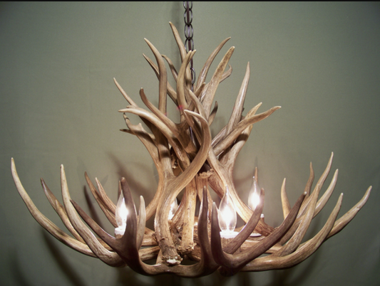 Deer Antler Chandelier Pendant Light