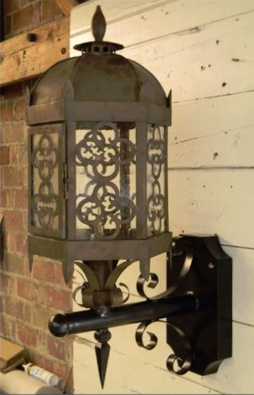 Medieval CASTLE Outdoor Gas Electric Copper Lantern Kitchen Island Pendant Ceiling Light Fixture Chandelier Entryway Patio Light