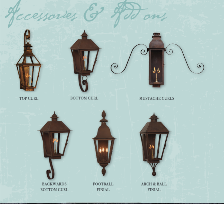 Mustache Curls (Lanterns Shown Are Not Included)
