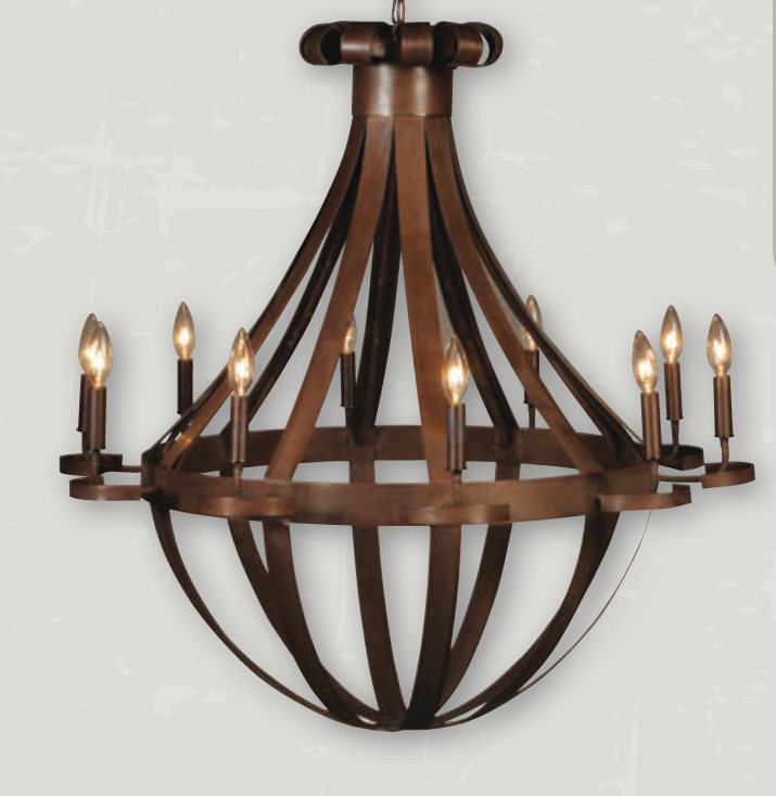 St. James Tear Drop Copper Pendant Light