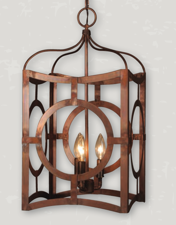 St. James Bonsai Copper Chandelier