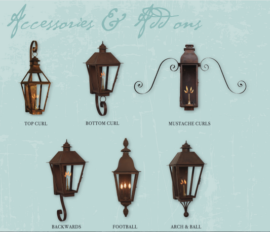 Add On Options For Lanterns (Lanterns Shown Are Not Included)