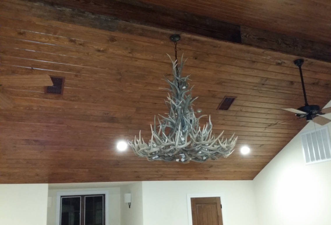 New Mexico Deer Antler Chandelier