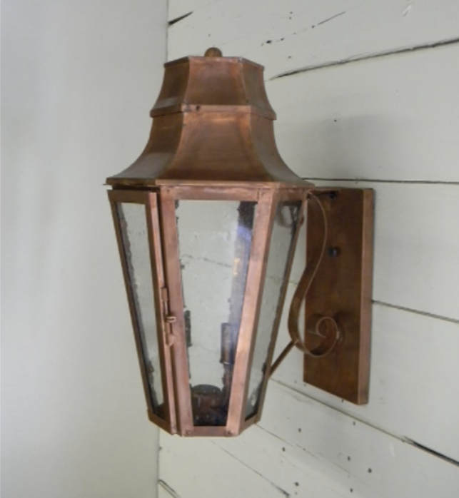 Outdoor Gas Electric Copper Lantern Kitchen Island Pendant Ceiling Light Fixture Chandelier Entryway Patio Light