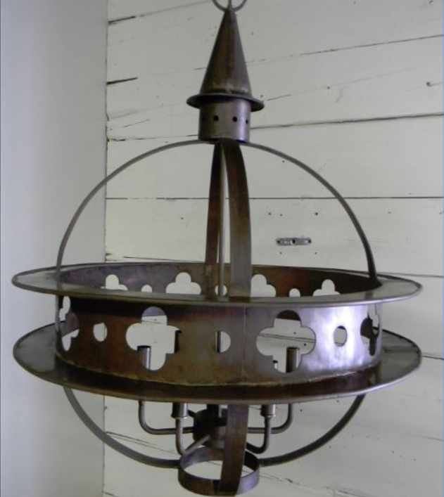 St. James Renaissance Medieval Copper Lantern Custom Design