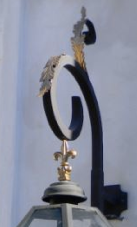 St. James New Orleans Steel Lantern Custom Design