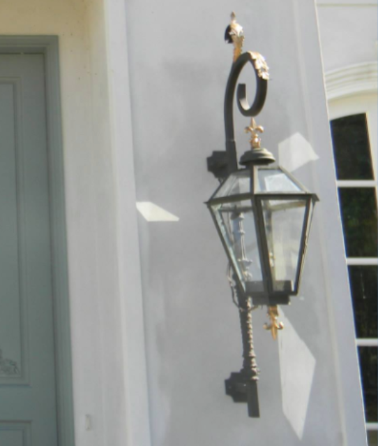 St. James New Orleans Steel Lantern Custom Design