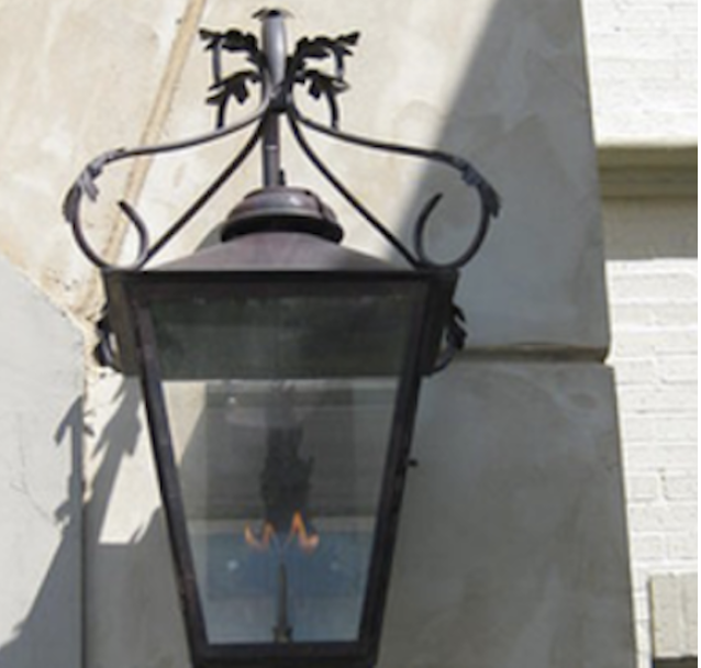 St. James Weatherford Copper Lantern Custom Design