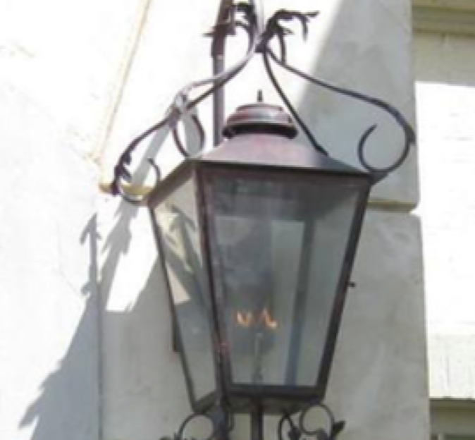 St. James Weatherford Copper Lantern Custom Design
