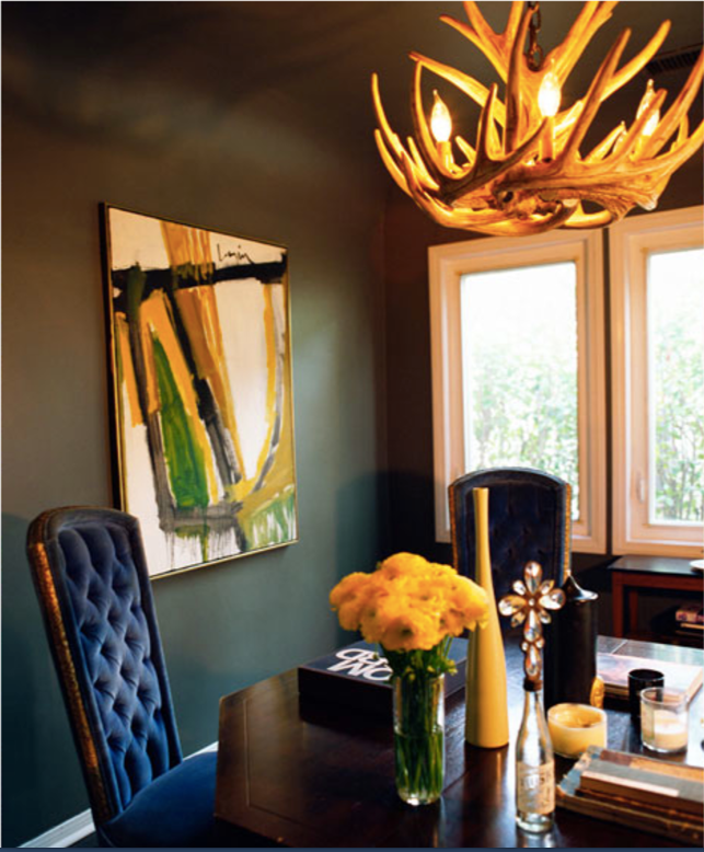 FAUX ANTLER CHANDELIER