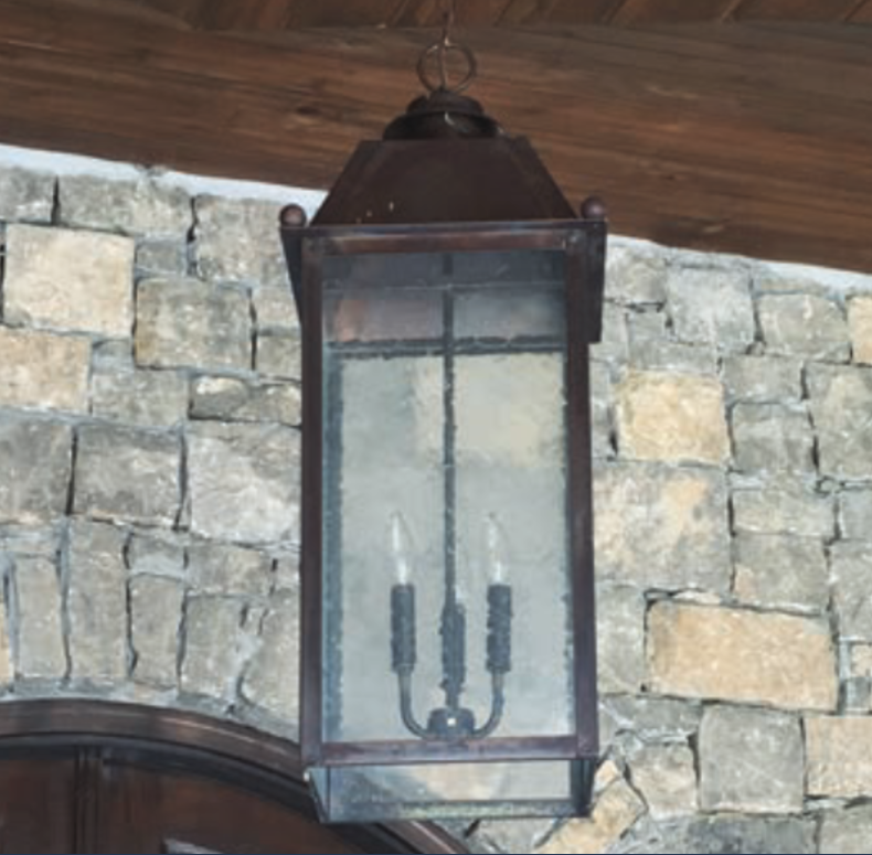 Outdoor Gas Electric Copper Lantern Kitchen Island Pendant Ceiling Light Fixture Chandelier Entryway Patio Light