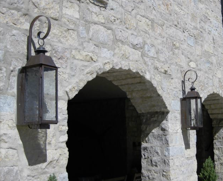 St. James Sweetwater Copper Lantern With Top Curl