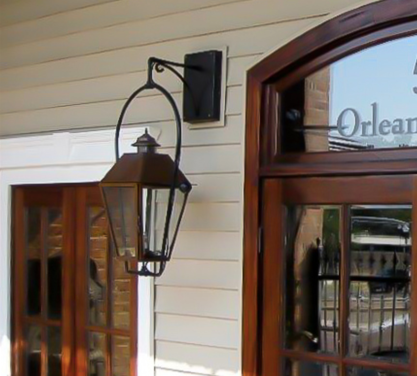 St. James Magnolia Copper Lantern Pendant Light
