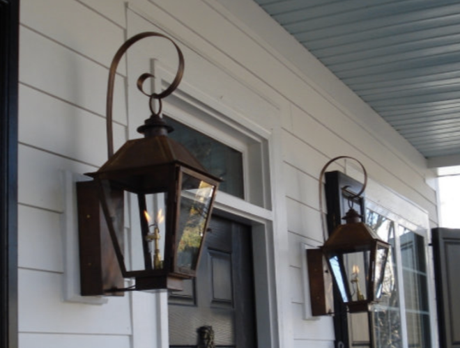 St. James Magnolia Copper Lantern Pendant Light