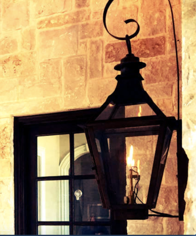 St. James Chesapeake Copper Lantern With Top Curl