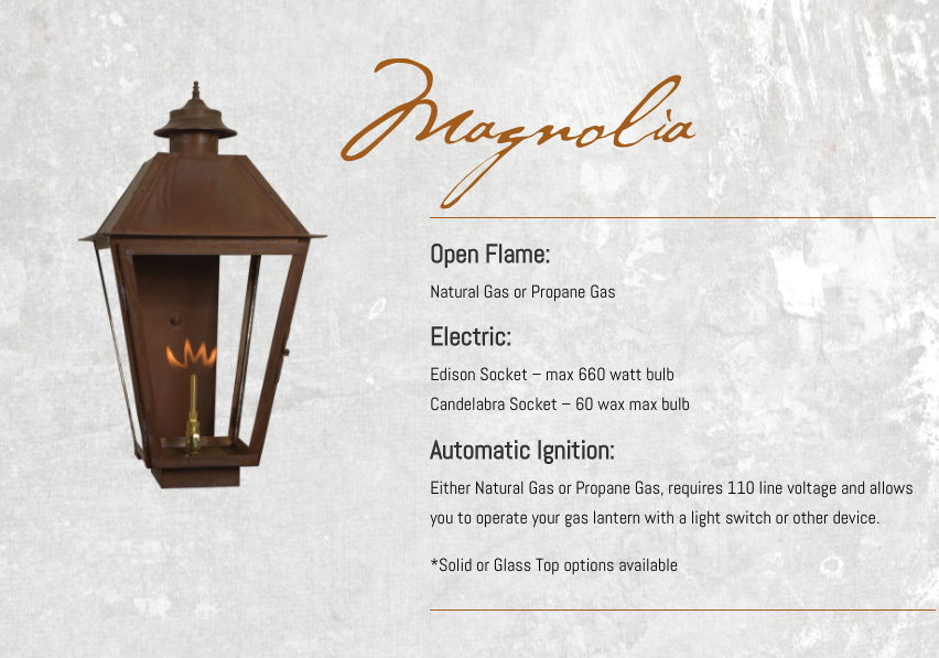 St. James Magnolia Copper Lantern Pendant Light