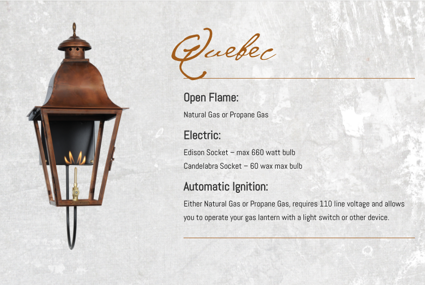 St. James Quebec Copper Lantern Pendant LIghts
