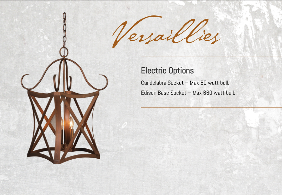 St. James Versailles Copper Chandelier
