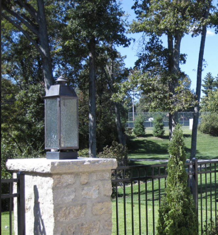 St. James Sweetwater Copper Lantern With Top Curl