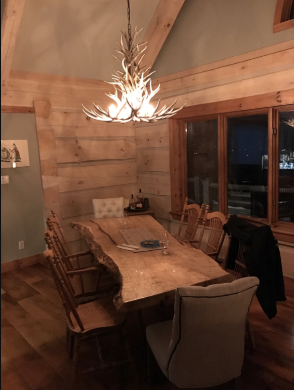 New Mexico Deer Antler Chandelier