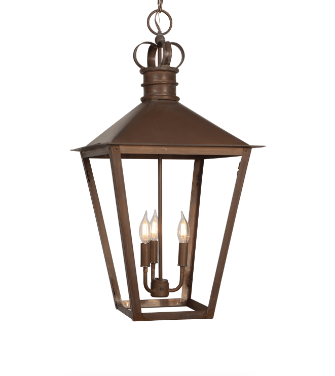 St. James Belgian Pendant Copper Chandelier