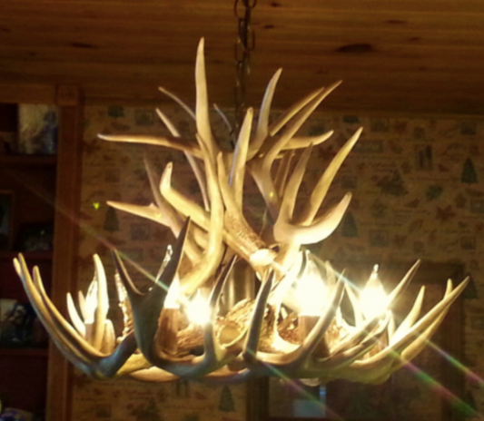 Deer Antler Chandelier Pendant Light