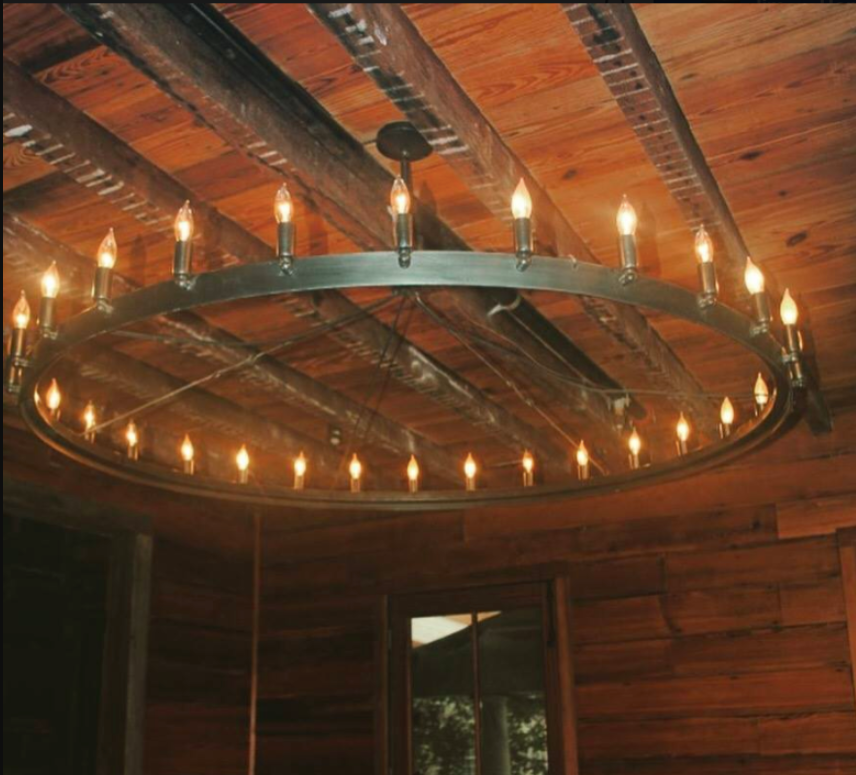 St. James Sullivan Single Tier Steel Pendant Light Chandelier