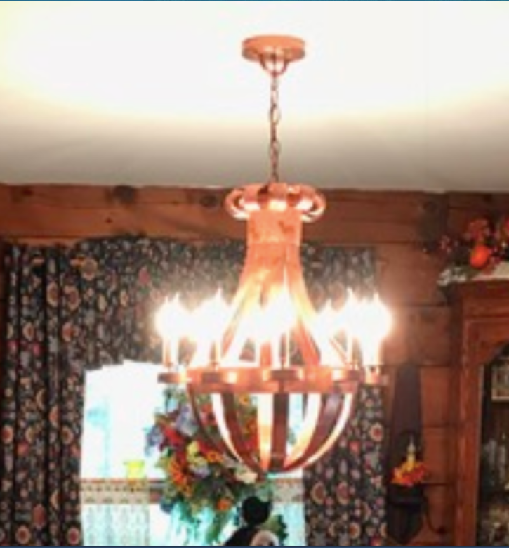 St. James Tear Drop Copper Pendant Light