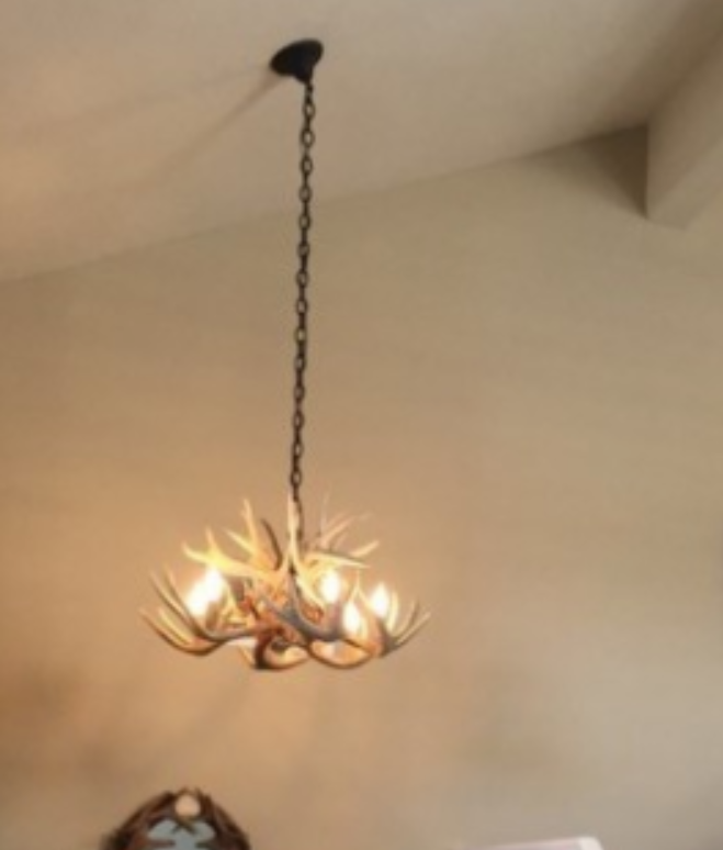 Deer Antler Chandelier Pendant Light