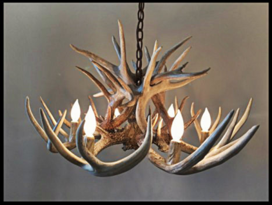 Deer Antler Chandelier Pendant Light