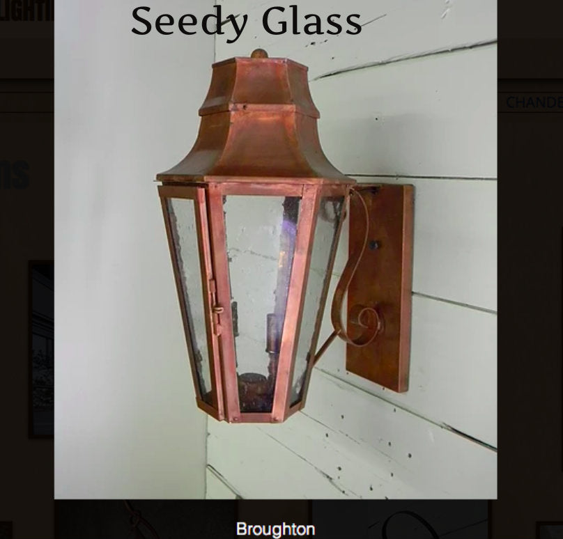 Glass Options (Lanterns Shown Are Not Included)