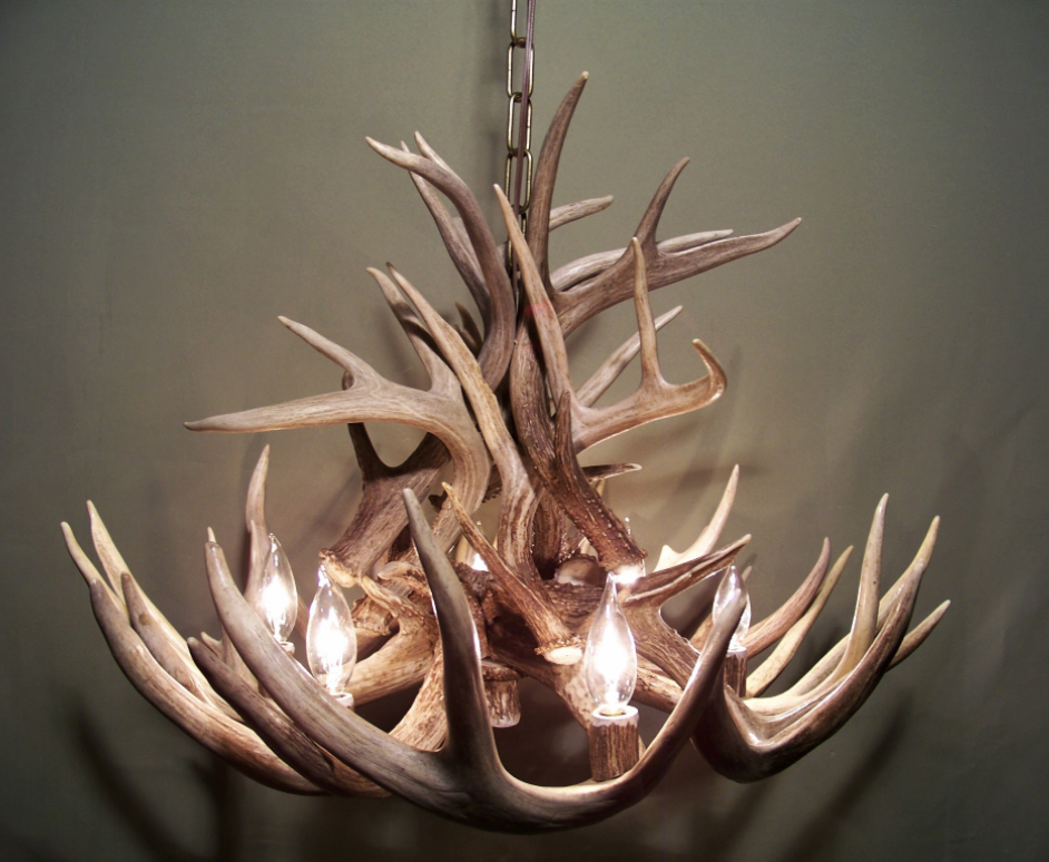 Deer Antler Chandelier Pendant Light