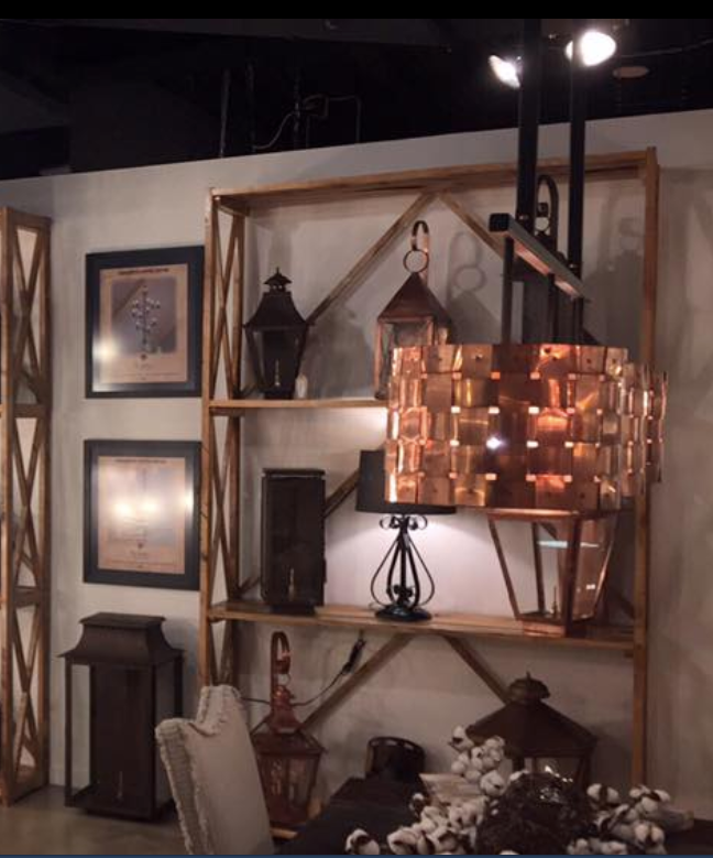 St. James Basket Weave Copper Chandelier