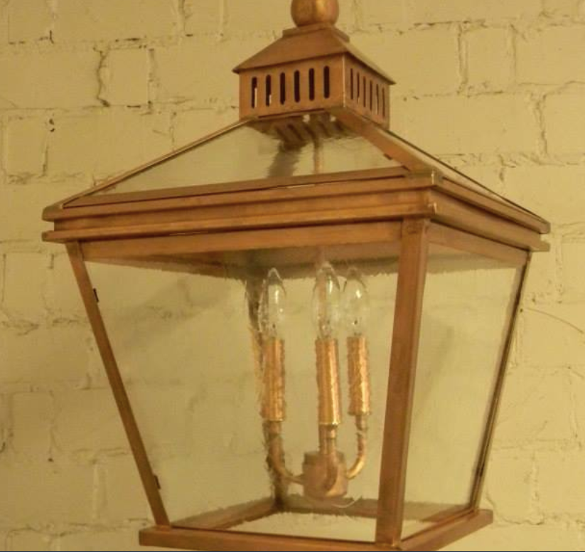 St. James Angelo Copper Lantern