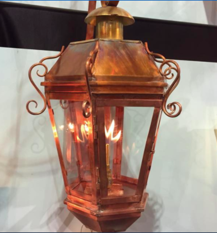 St. James Camelot Medieval Copper Lantern Custom Design