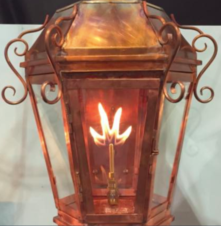 St. James Camelot Medieval Copper Lantern Custom Design