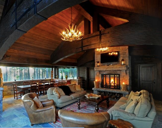 FAUX ANTLER CHANDELIER