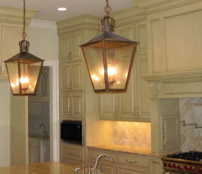 Kitchen Island Chandelier Lights Copper Pendant Ceiling Light Fixture Dining Room Antique Modern Elegant Unique Black Hanging Lamps Wall Sconce Indoor Outdoor Electric Lanterns