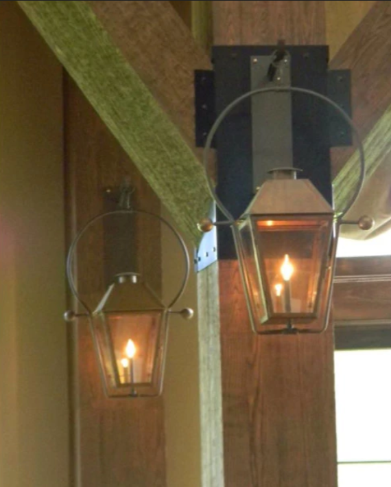 St. James Magnolia Copper Lantern Pendant Light