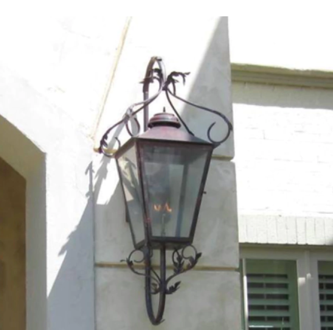 St. James Weatherford Copper Lantern Custom Design