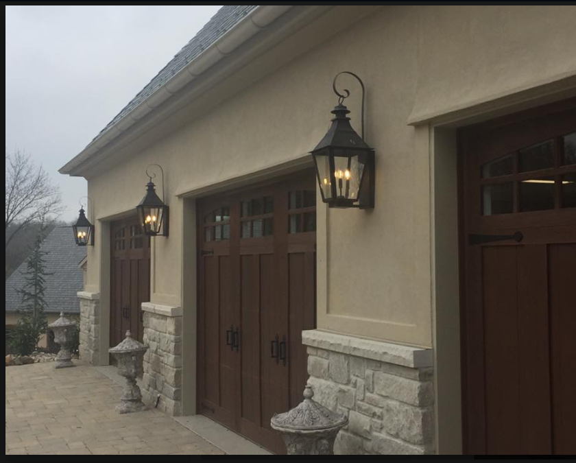 St. James Chesapeake Copper Lantern With Top Curl