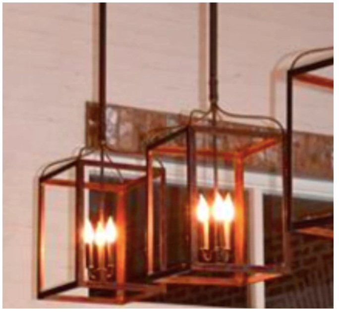 St. James Structure Copper Kitchen Island Pendant Lights