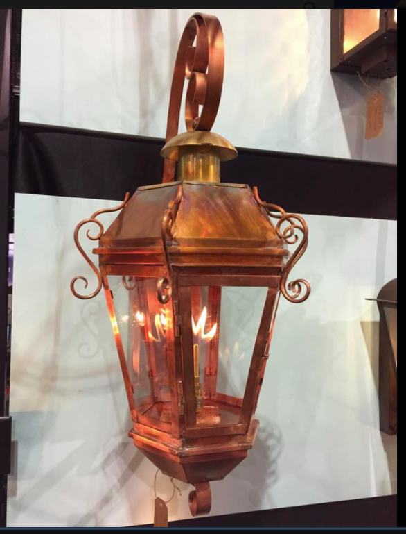 St. James Camelot Medieval Copper Lantern Custom Design