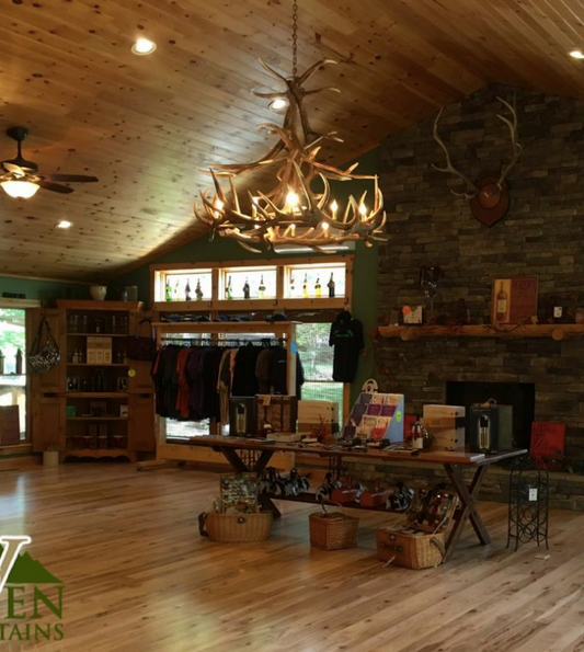FAUX ANTLER CHANDELIER