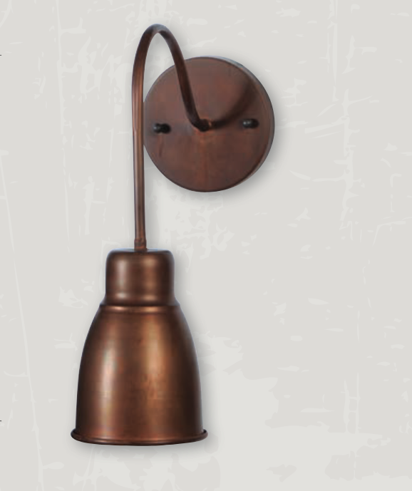 copper kitchen down light