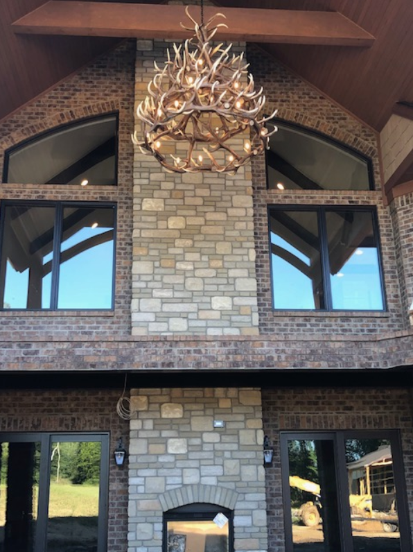 FAUX ANTLER CHANDELIER